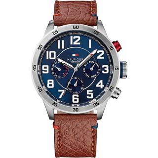 Tommy Hilfiger 1791066 Trent Blå/Læder Ø46 mm
