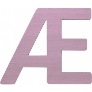 Bogstaver i træ A - Å - pastel pige - produktet udgår Æ