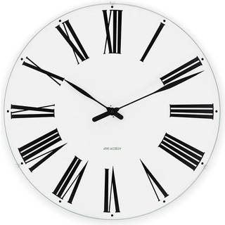 Arne Jacobsen Roman Vægur Ø16 cm hvid/sort