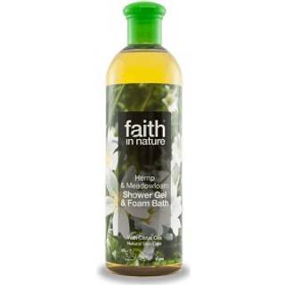 Faith in Nature Hamp og Engrapgræs Body Wash - 400 ml.