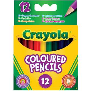 Crayola - Farveblyanter - Halv Længde - 12 farver