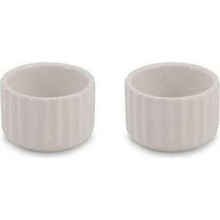 Lyngby Fyrfadsstage Ø6,5 cm hvid porcelæn