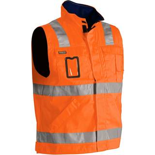 Blåkläder 8505 High Vis Vest / High Vis Vest - 3XL - High Vis Orange/Marineblå