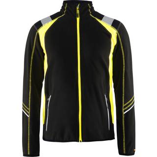 Blåkläder 499310109933XL Fleecejakke sort/høj synlighed gul Stl XL