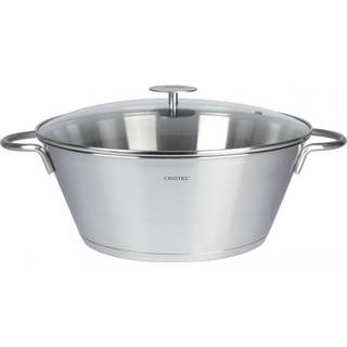 Stor rustfri gryde - Cristel - 40 cm