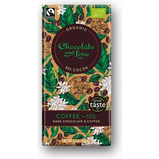 Chocolate and Love Chokolade Coffee 55% Ø - 80 g.