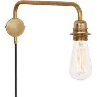 Konsthantverk Edison Væglampe Ned - Væglamper Messing - 4403-6