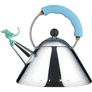 Alessi - Tea rex kedel - Sort med lille dinosauer - Til induktion