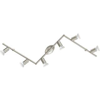 EGLO BUZZ LED spotskinne 6L, børstet messing