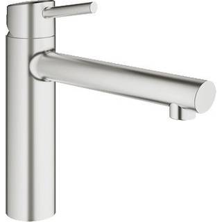 Grohe Concetto køkkenarmatur i steel med svingtud