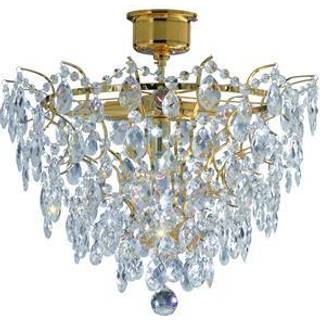 Rosendal loftlampe Ø 48 cm gylden