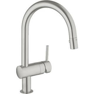 Grohe Minta - Supersteel med C tud - Udtrækkelig Håndbruser
