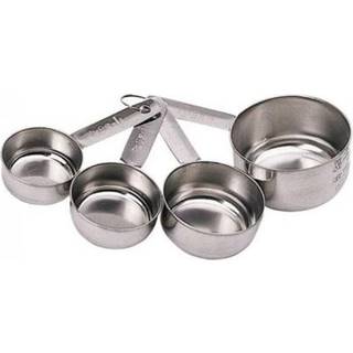 Sæt med 4 skeer til måling af ingredienser, rustfrit stål – Kitchen Cr