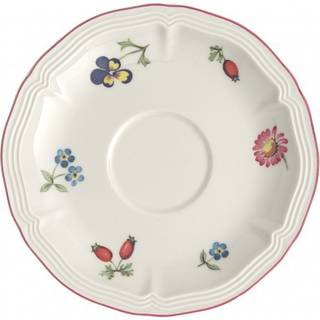 Villeroy & Boch Petite Fleur Underkop Espressokop 13cm - Kagetallerken & Desserttallerken Porcelæn Hvid - 1023951430