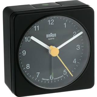 Braun Vækkeur Analog m. Snooze - Sort