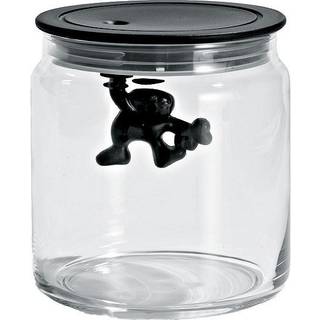 Alessi - Gianni opbevaringsglas - Sort låg - 70cl