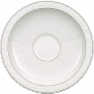 Villeroy & Boch Gray Pearl Underkop Espressokop 13cm - Kagetallerken & Desserttallerken Porcelæn Hvid - 1043921430