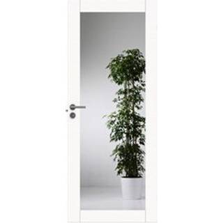 Swedoor Advance-line Unique GW01L massiv fyldningsdør med glas, 40 mm, hvid - 72,5 x 204 cm (8x21)