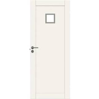Fransk dør fra Swedoor, Unique GW03L, Hvid NCS S0502-Y, Advance-line, 92,5 X 204 - M10X21