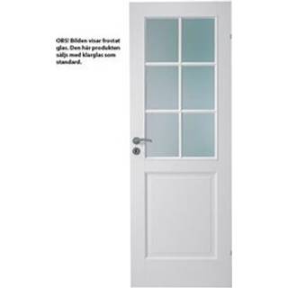 Fransk dør fra Swedoor, Craft SP6, Hvid NCS S0502-Y, Advance-line, 92,5 X 204 - M10X21