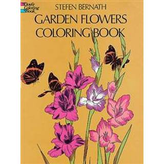 Garden Flowers Coloring Book