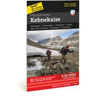 Calazo förlag Högalpin karta - Kebnekaise 1:15 000 NoColour, OneSize