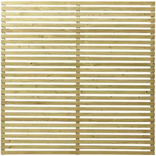 PLUS Tokyo hegn, sort/nåletræ - 180 x 180 cm