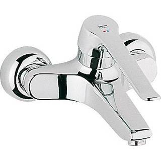 Grohe Euroeco Spec etgr.batt. t/hv/kar 204mm tud vægmont. krom
