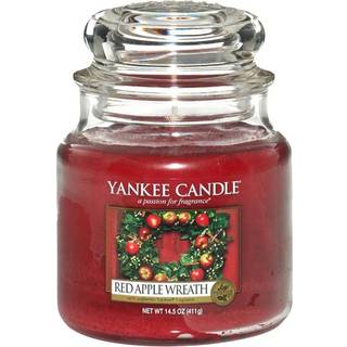 Yankee Candle Rumdufte Duftende stearinlys Red Apple Wreath 411 g (594,00 kr / 1 kg) - 411 g