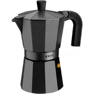 Italiensk Kaffekande Monix Braisogona_M640012 Sort Aluminium 12 Skodelice 1,5 L
