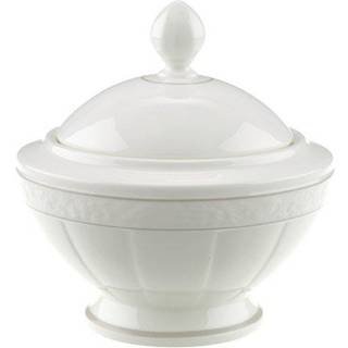 Villeroy & Boch Gray Pearl Sukker-/syltetøjsskål 6 Pers. 0,35l - Sukkerskåle Benporcelæn Hvid - 1043920960