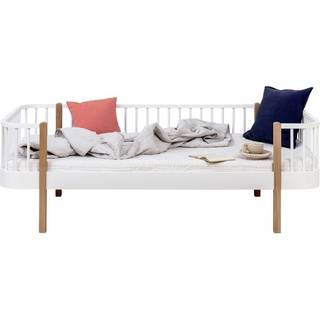 Oliver Furniture Wood Day Bed 90x200cm White - Børnesenge Birk Hvid - 041404
