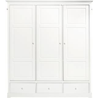 Oliver Furniture Seaside Klædeskab 3 Døre White