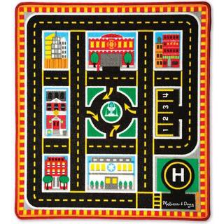 Legetæppe med 4 redningskøretøjer - Melissa & Doug