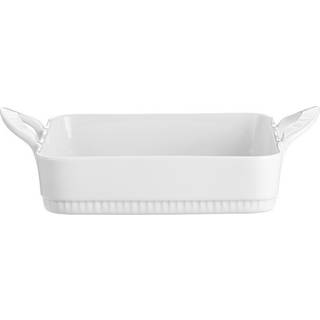 Toulouse Kvadratisk Fad, Hvid, 17,5x17,5 cm
