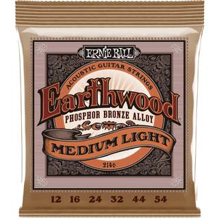 Ernie Ball 2146 Earthwood Phosphor Bronze Medium Light