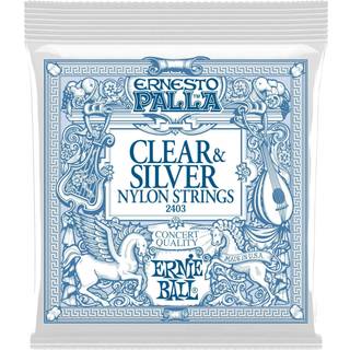 Ernie Ball Ernesto Palla Clear & Silver Guitarstrenge (Klassisk)