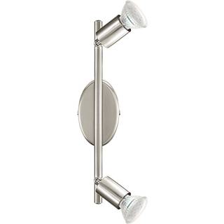 EGLO BUZZ-LED spotlampe, GU10, børstet stål