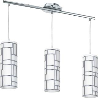 Eglo Bayman pendel m/3l i hvid med krom dekor - 92563