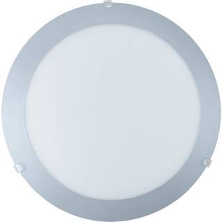EGLO MARS 1 plafond Ø250 mm, hvid/sølv