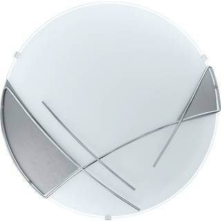 Eglo Raya væg/loftlampe Ø31,5 i sølv/krom - 89758