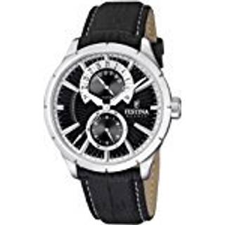 Festina F16573-3 Dress Sort/Læder Ø46 mm