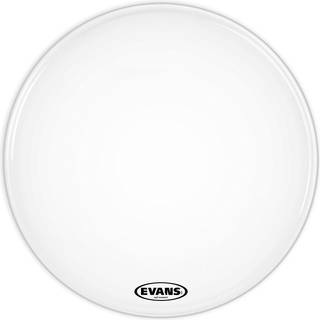 Evans Heads BD22RSW-NP 22-tommer EQ3 Resonans Smooth Bass Drum Heads-White