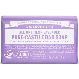 Dr. Bronner's Pleje Faste sæber All-One lavendel ren natursæbe 140 g (286,00 kr / 1 kg) - 140 g