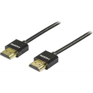 DELTACO HDMI with Ethernet cable HDMI 50cm Black