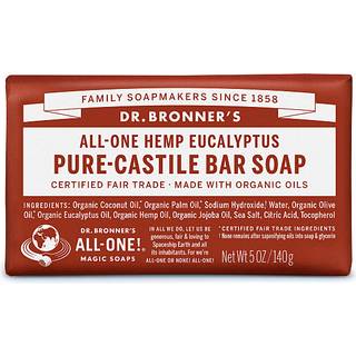 Dr. Bronner's BarSoap Eukalyptus 140g 140 g