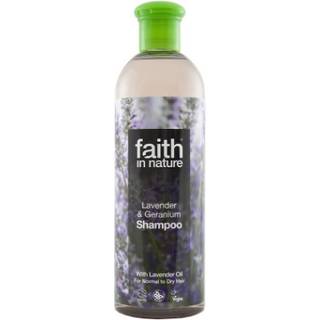 Faith in Nature Shampoo Lavendel og Geranium - 400 ml.