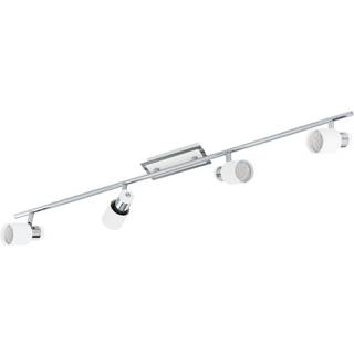 EGLO DAVIDA spotskinne 4L, krom/hvid
