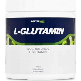 Better You L-Glutamin, Jordbær/rabarber, 300 g