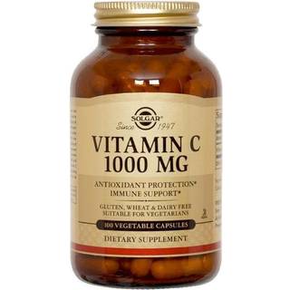 SOLGAR VITAMIN C 1000MG Kosttilskud 100 kaps